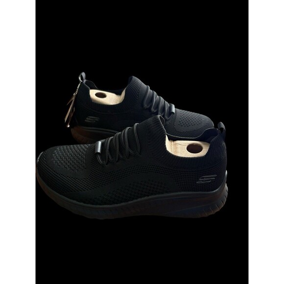 Skechers Work Emma Knit Slip Resistant Shoes Womens 7 Black Memory Foam 108284 - Picture 7 of 14